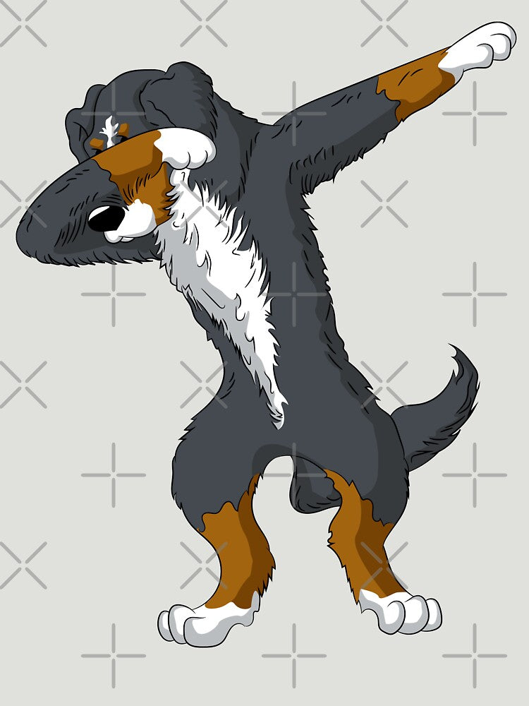 Funny Dabbing Bernese Mountain Dog by withpassion T-Shirts, Hoodie, Sweatshirt | BlankRebels.com (Image 2)
