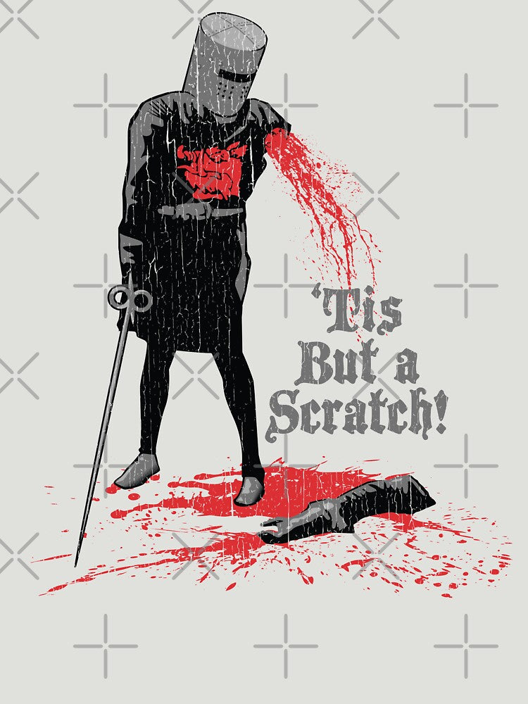 'Tis But a Scratch! by trev4000 T-Shirts, Hoodie, Sweatshirt | BlankRebels.com (Image 3)