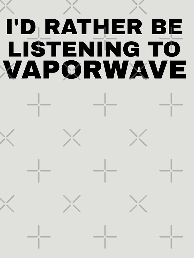 I'd Rather Be Listening To Vaporwave by HiddenStar02 T-Shirts, Hoodie, Sweatshirt | BlankRebels.com (Image 3)