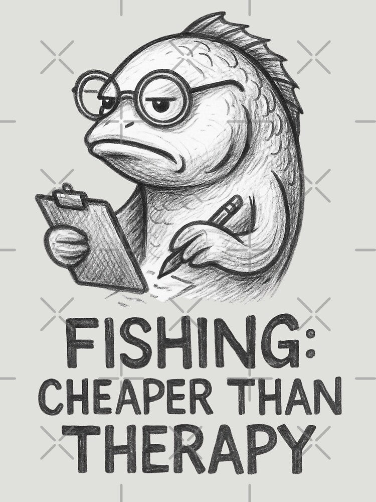 Fishing Cheaper Than Therapy Quote by EimSol T-Shirts, Hoodie, Sweatshirt | BlankRebels.com (Image 3)