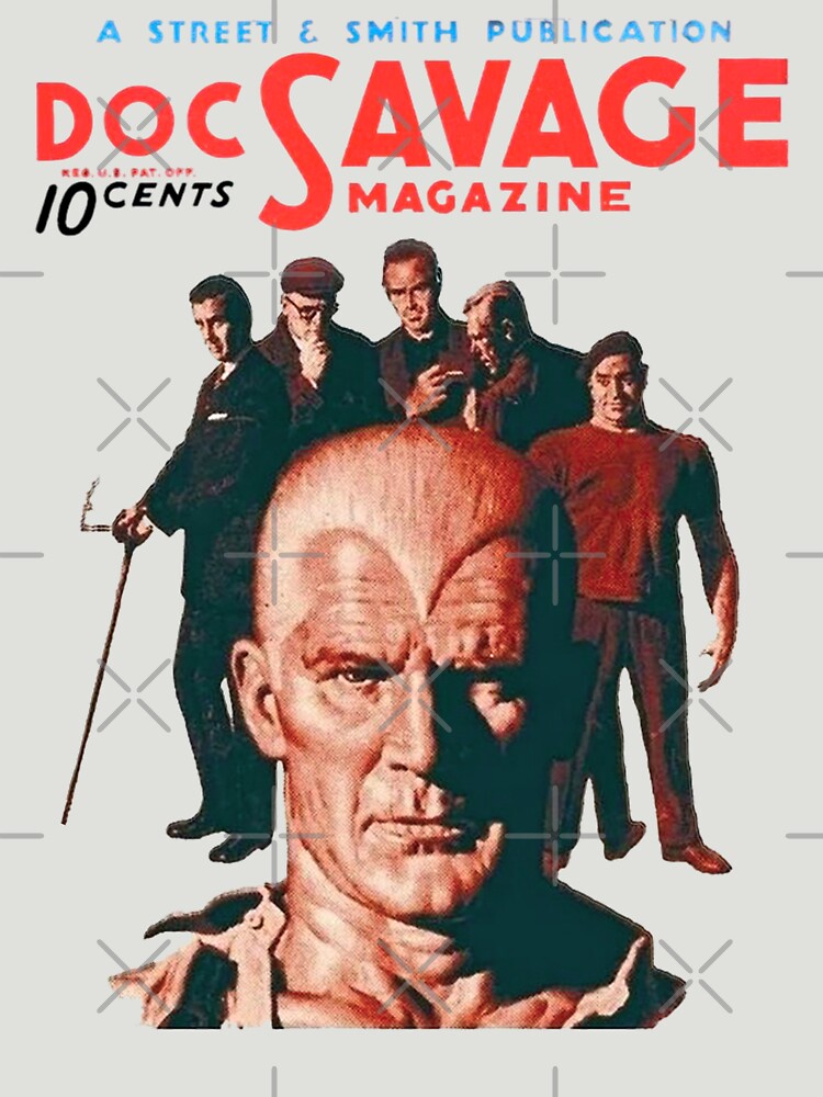 Doc Savage [design 2] [black] by red-leaf