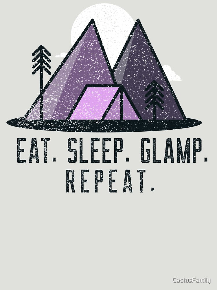 Eat Sleep Glamp Repeat by CactusFamily T-Shirts, Hoodie, Sweatshirt | BlankRebels.com (Image 3)