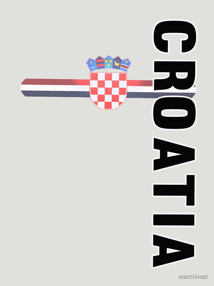 Croatia Soccer Jersey Style Deluxe by merchhost