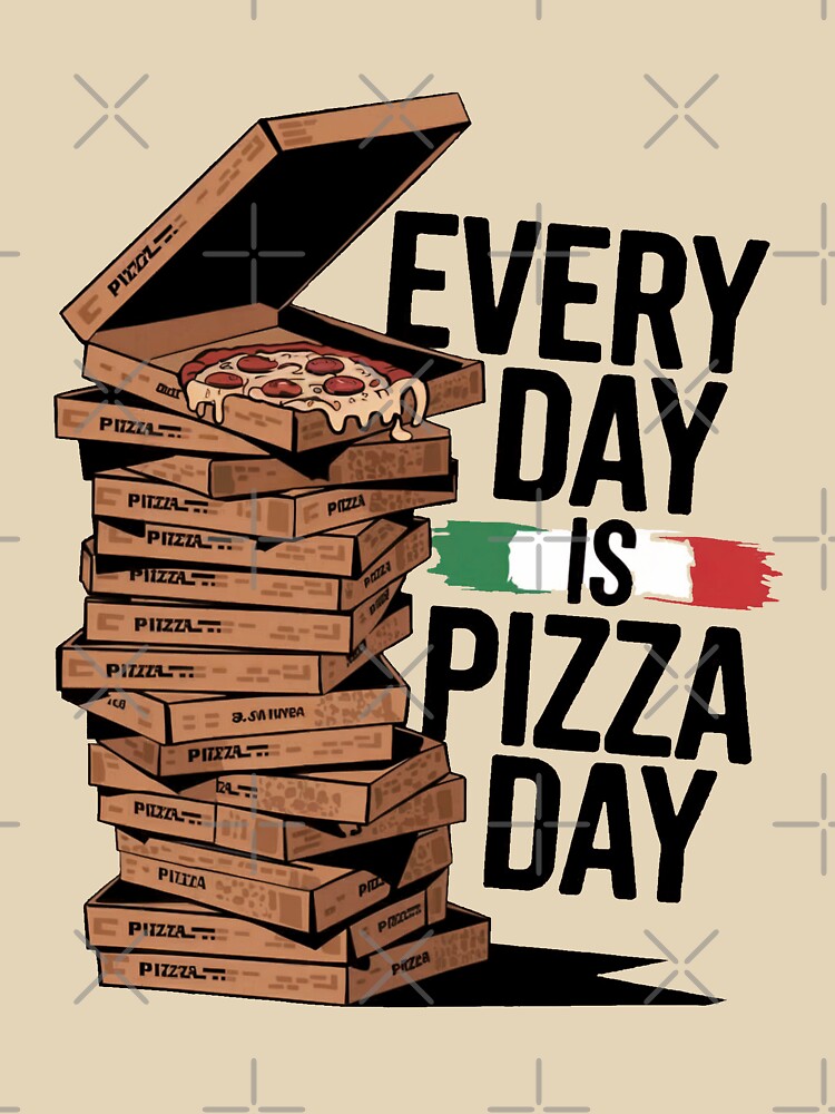 Every Day is Pizza Day by Regacu T-Shirts, Hoodie, Sweatshirt | BlankRebels.com (Image 3)