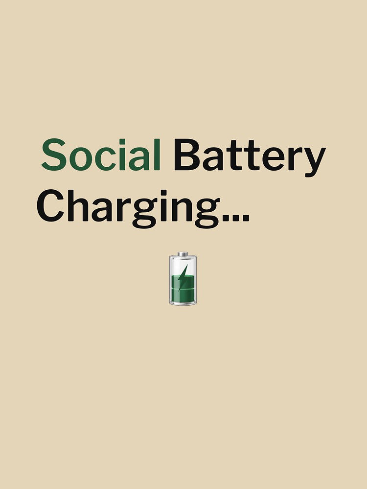 Social Battery Charging T-Shirts, Hoodie, Sweatshirt