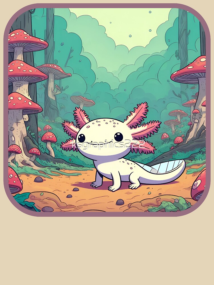 Axolotl Art #49 | Axolotl Lovers by ksgraphics222 T-Shirts, Hoodie, Sweatshirt | BlankRebels.com (Image 3)