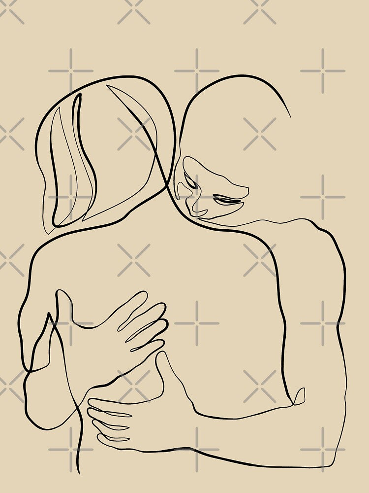 Love story - Minimal line art by InspiRin T-Shirts, Hoodie, Sweatshirt | BlankRebels.com (Image 3)