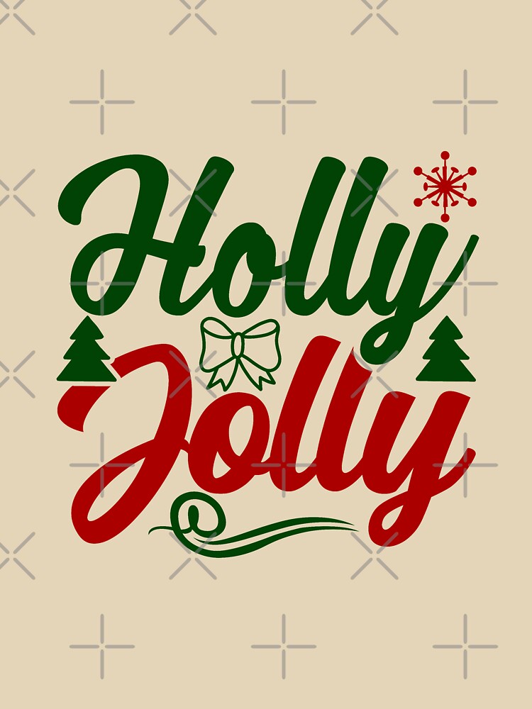Holly Jolly - Christmas Tree by Delandor T-Shirts, Hoodie, Sweatshirt | BlankRebels.com (Image 3)
