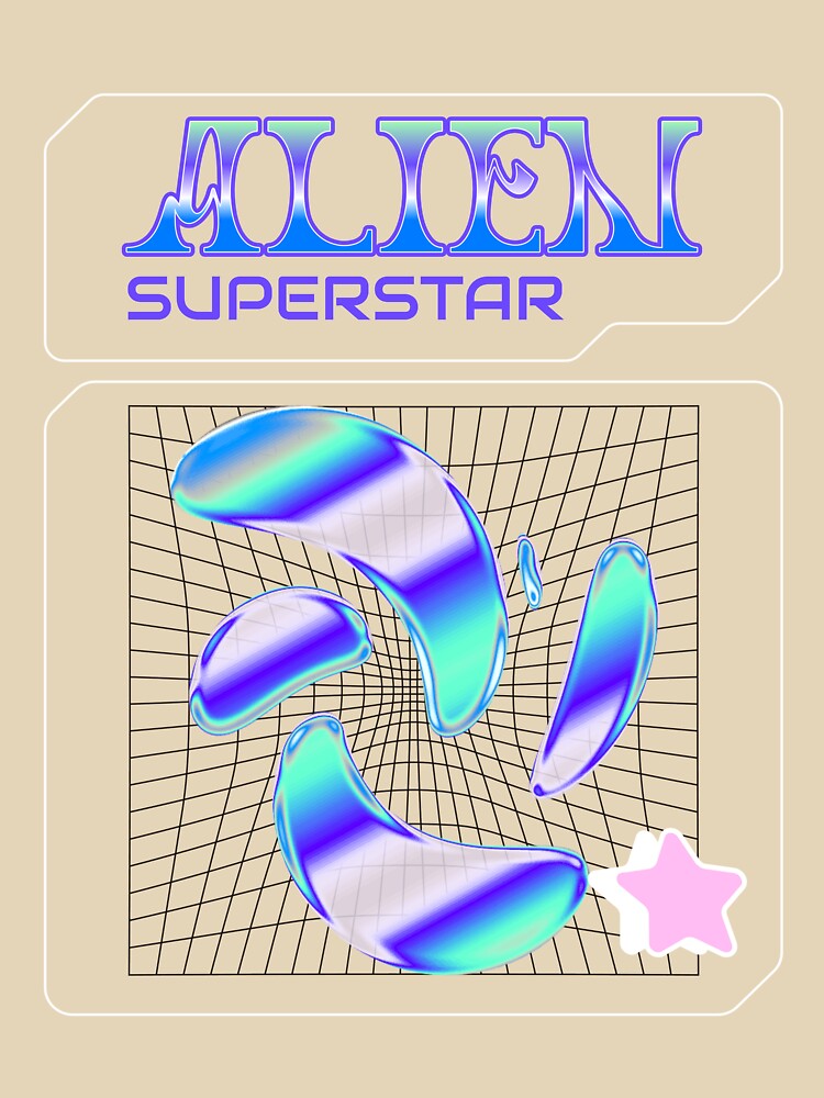 Alien Superstar by Eccentriquee T-Shirts, Hoodie, Sweatshirt | BlankRebels.com (Image 3)
