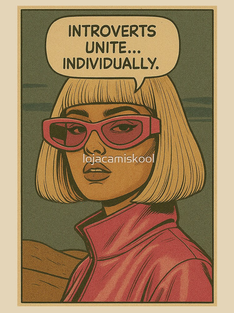 Introverts unite… individually by lojacamiskool T-Shirts, Hoodie, Sweatshirt | BlankRebels.com (Image 3)
