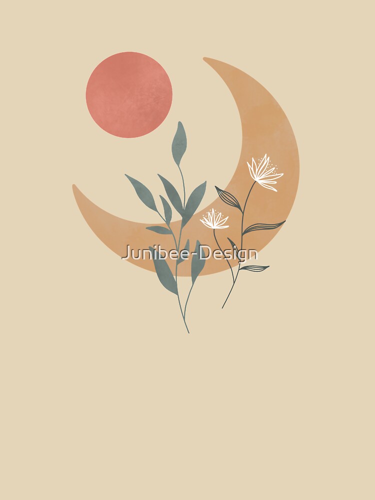 Boho moon by Junibee-Design T-Shirts, Hoodie, Sweatshirt | BlankRebels.com (Image 3)