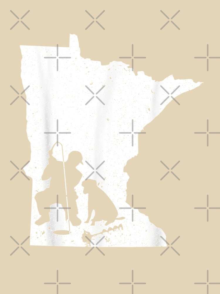 Vintage Minnesota Ice Fishing & Dog Dad Gift by JoyceRicharde T-Shirts, Hoodie, Sweatshirt | BlankRebels.com (Image 3)