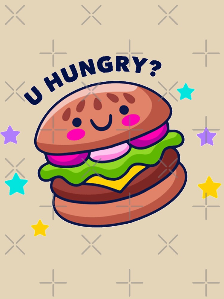 Cartoon Burger by Moni3572 T-Shirts, Hoodie, Sweatshirt | BlankRebels.com (Image 3)