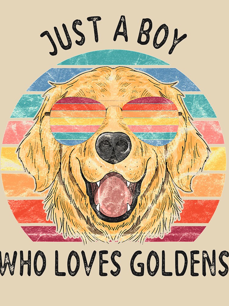 Boy Who Loves Goldens Retrievers Dog by NiceStore095 T-Shirts, Hoodie, Sweatshirt | BlankRebels.com (Image 3)