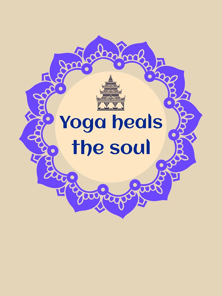 Yoga Heals The Soul / Namaste / Yoga Design / Meditation / Yoga Lover by RedBoyShop