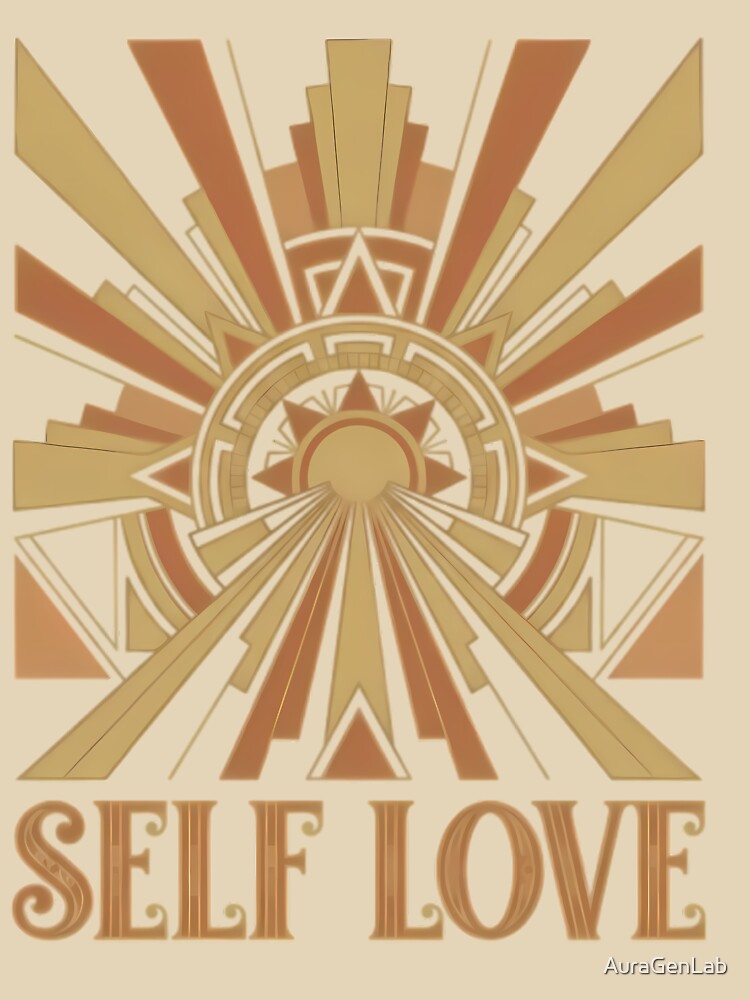 Self Love Art Deco Sun by AuraGenLab T-Shirts, Hoodie, Sweatshirt | BlankRebels.com (Image 3)