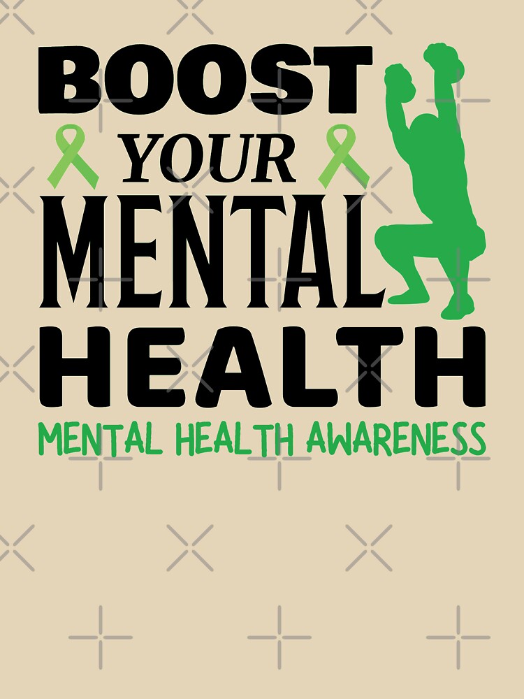 Boost Your Mental Health - Mental Health Awareness - Exercise by OwlCanvas T-Shirts, Hoodie, Sweatshirt (Image 3)
