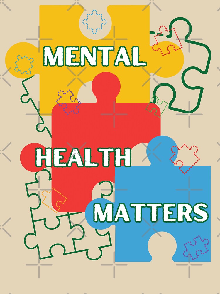 Mental Health Matters Colourful Puzzles by OwlCanvas T-Shirts, Hoodie, Sweatshirt | BlankRebels.com (Image 3)