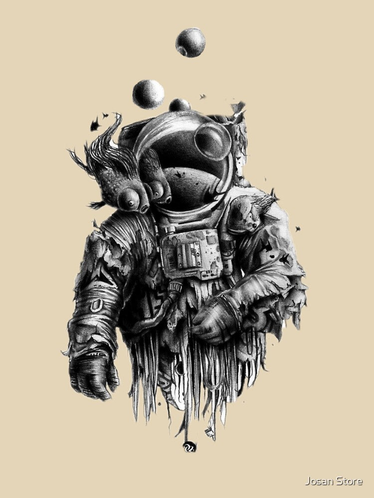 Astronaut Art (Sticker) by Josan Store T-Shirts, Hoodie, Sweatshirt | BlankRebels.com (Image 3)