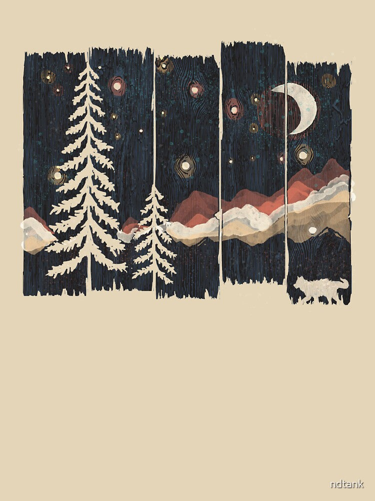 Starry Night in the Mountains... by ndtank T-Shirts, Hoodie, Sweatshirt | BlankRebels.com (Image 3)