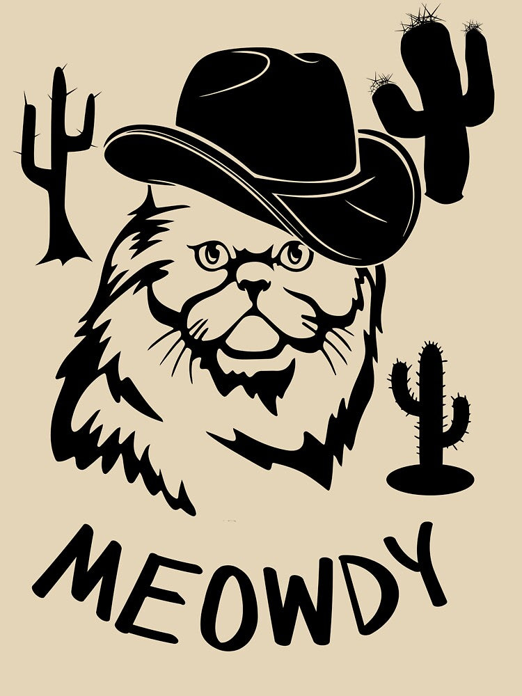 meowdy funny cat cowboy desing by Style Design T-Shirts, Hoodie, Sweatshirt | BlankRebels.com (Image 3)