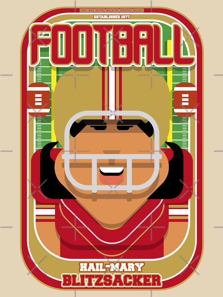 American Football Red and Gold - Hail-Mary Blitzsacker - Indie version by boxedspaper T-Shirts, Hoodie, Sweatshirt (Image 3)