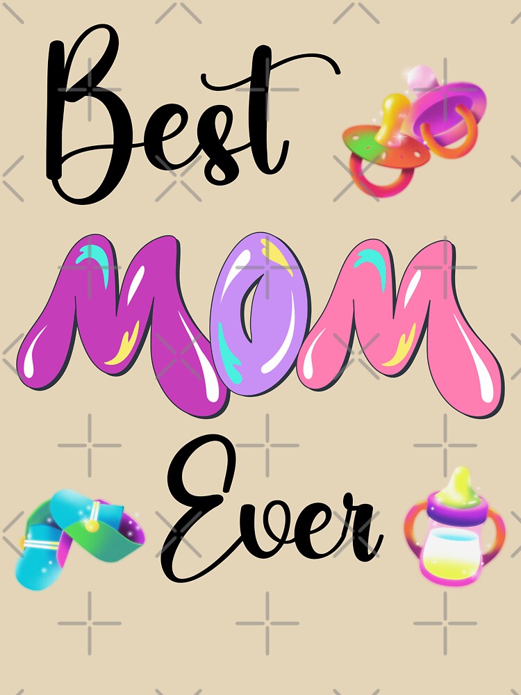 Best Mom Ever Shirt/ Mom Sweatshirt/ Mothers Day Gifts/Best Mom Apron/ Baby Shower T-Shirt Gift by KingdomKubs... (Image 3)