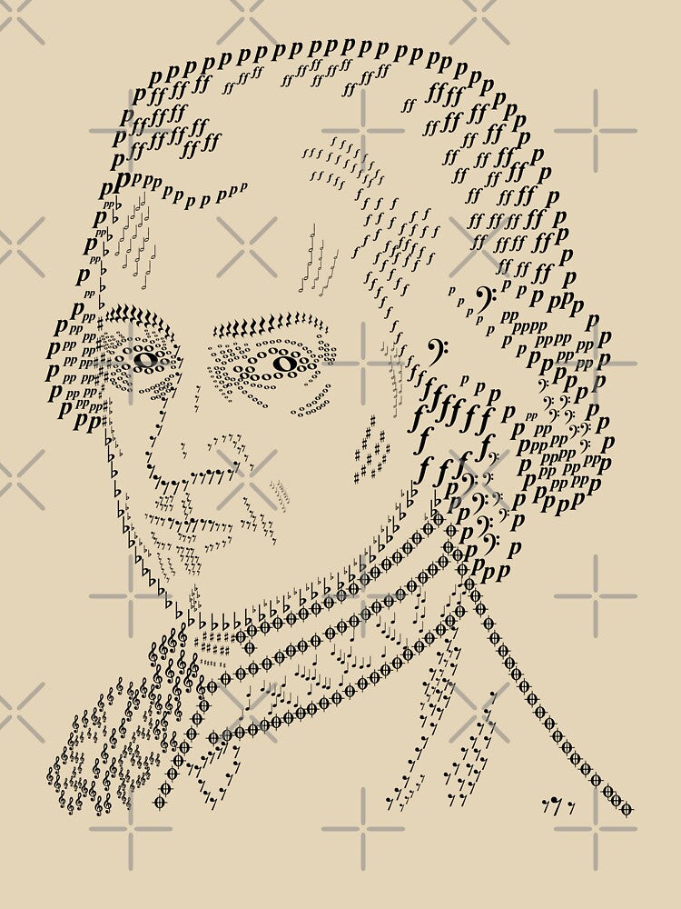Mozart - Music Notes and Symbols by springessence T-Shirts, Hoodie, Sweatshirt | BlankRebels.com (Image 3)