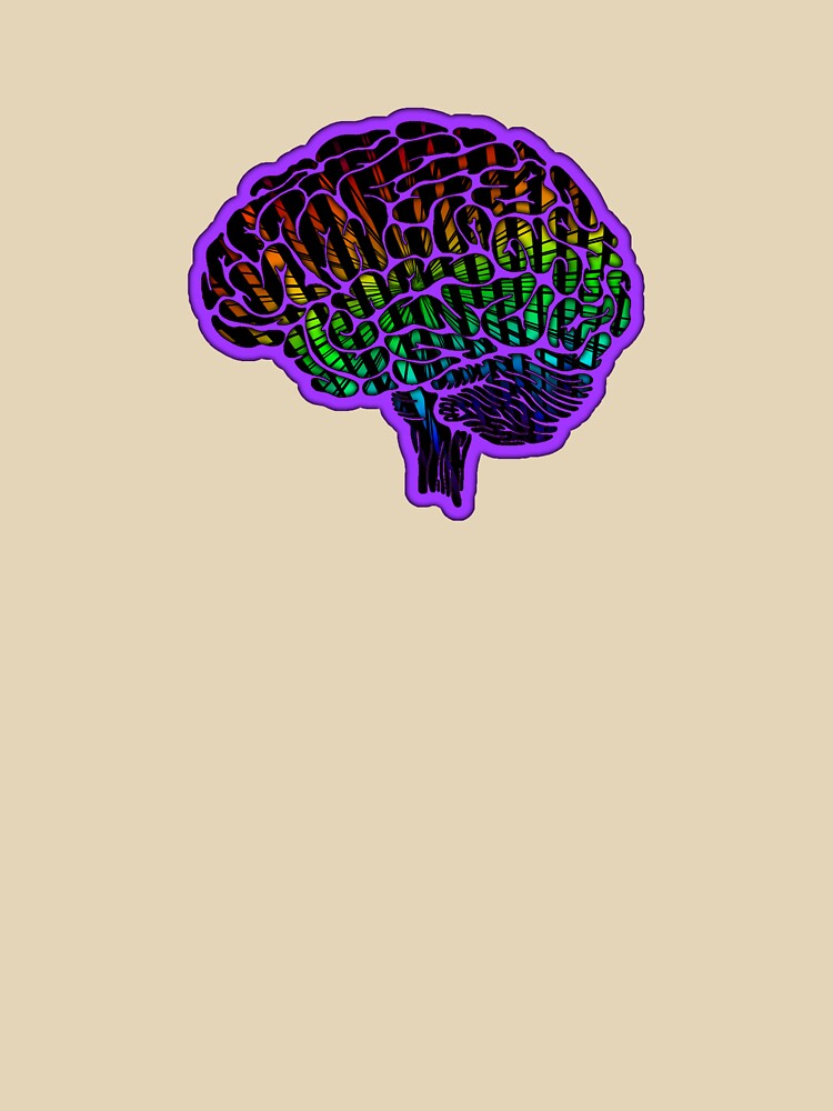 Rainbow Waves in the Brain by Teddy-FauxBear T-Shirts, Hoodie, Sweatshirt | BlankRebels.com (Image 3)