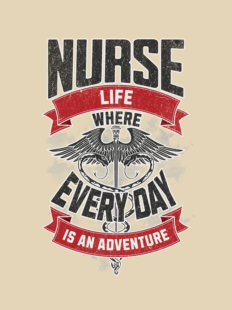 Nurse life: Where everyday is an adventure - Nurse Daily by CROWNLIGHT T-Shirts, Hoodie, Sweatshirt (Image 3)