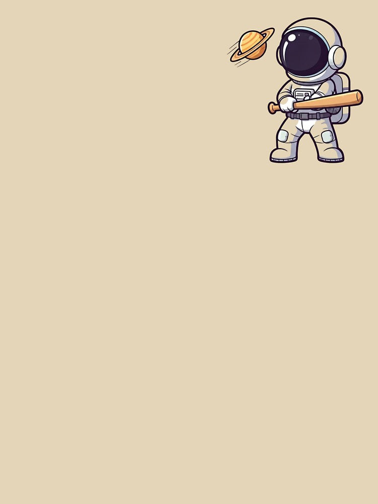Cute Astronaut Playing Baseball with a Mini Planet – Kawaii Cartoon Vector Illustration by PixelVibe782... (Image 3)