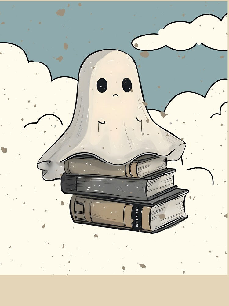 Book Aesthetic Ghost On Books by MarcelooArt T-Shirts, Hoodie, Sweatshirt | BlankRebels.com (Image 3)