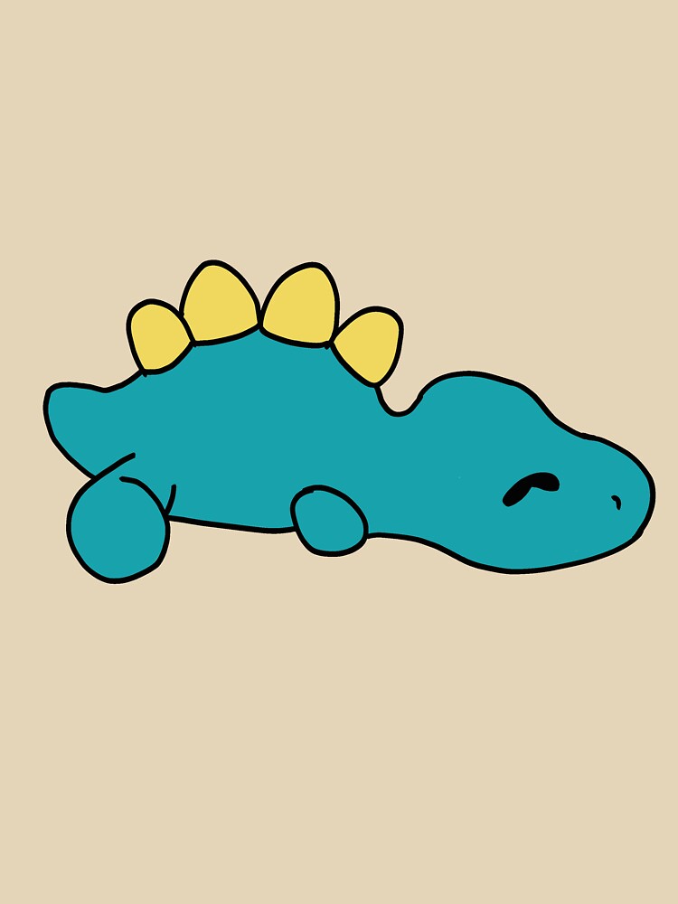 Teal/Yellow Dinosaur by 406crochet T-Shirts, Hoodie, Sweatshirt | BlankRebels.com (Image 3)