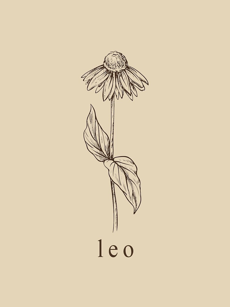 Leo Botanical Zodiac by mandeegirl17 T-Shirts, Hoodie, Sweatshirt | BlankRebels.com (Image 3)