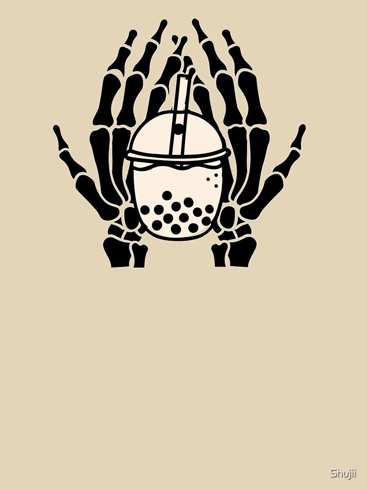 Bubble Tea Halloween Cute by Shujii T-Shirts, Hoodie, Sweatshirt | BlankRebels.com (Image 3)