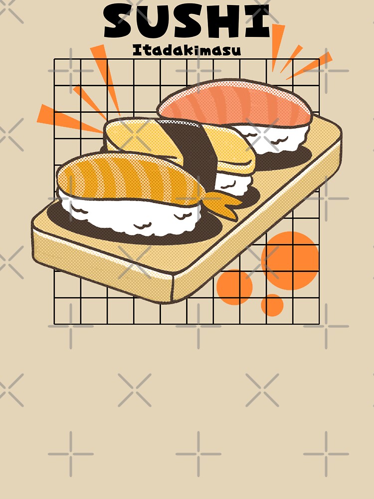 Sushi Itadakimasu by The magic  Yellow bus T-Shirts, Hoodie, Sweatshirt | BlankRebels.com (Image 3)