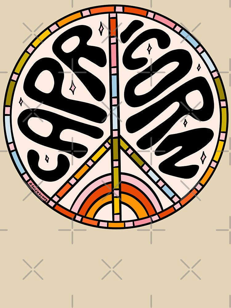 Capricorn Peace Sign by doodlebymeg T-Shirts, Hoodie, Sweatshirt | BlankRebels.com (Image 3)