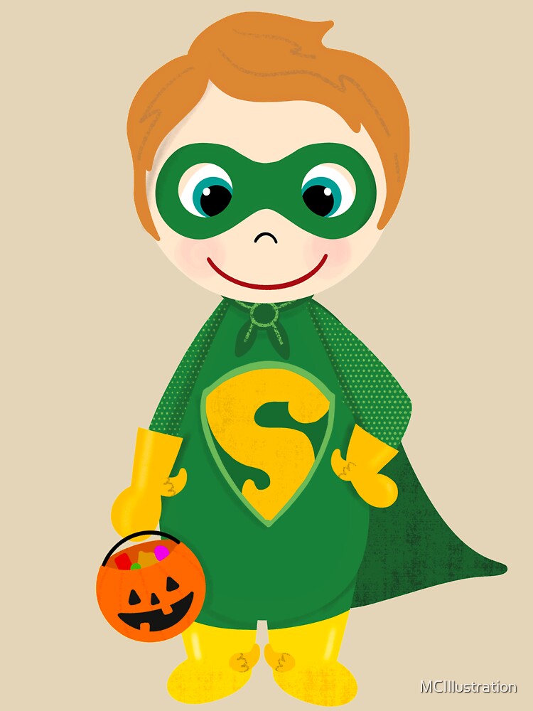 Superhero Boy Trick Treater Light Skin Red Hair T-Shirts, Hoodie, Sweatshirt