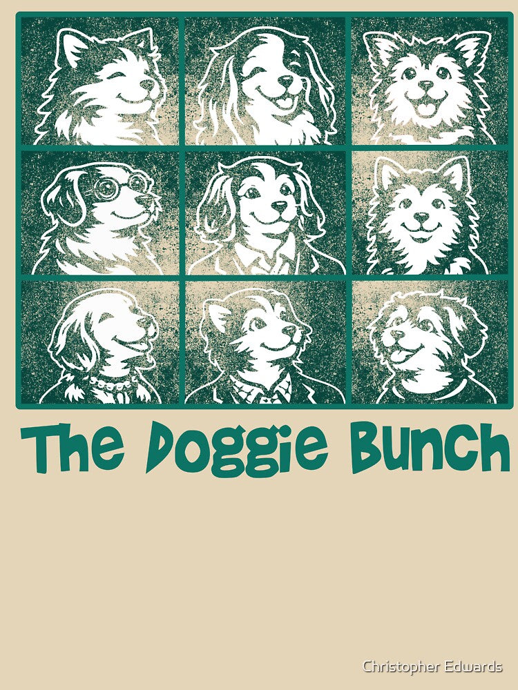 The Doggie Bunch - Dog Lover Puppy Family Design by CTEC Threads T-Shirts, Hoodie, Sweatshirt | BlankRebels.com (Image 3)