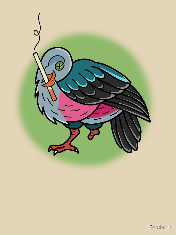 Street Pigeon Tattoo Flash by ScotiaInk T-Shirts, Hoodie, Sweatshirt | BlankRebels.com (Image 3)