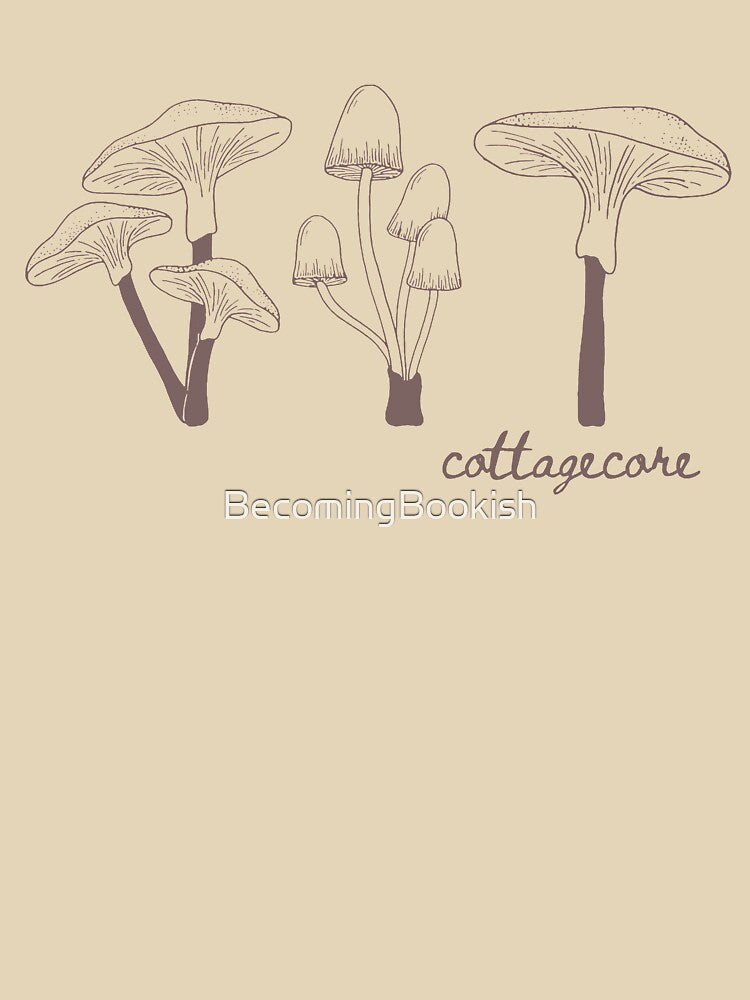 cottagecore mushroom aesthetic by BecomingBookish T-Shirts, Hoodie, Sweatshirt | BlankRebels.com (Image 3)