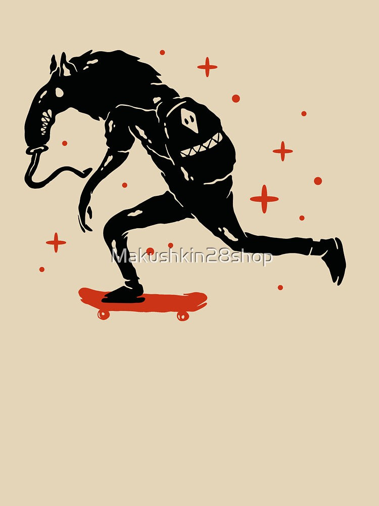 Skateboard, Anteater Skater, Anteater Skateboarding by Makushkin28shop T-Shirts, Hoodie, Sweatshirt (Image 3)