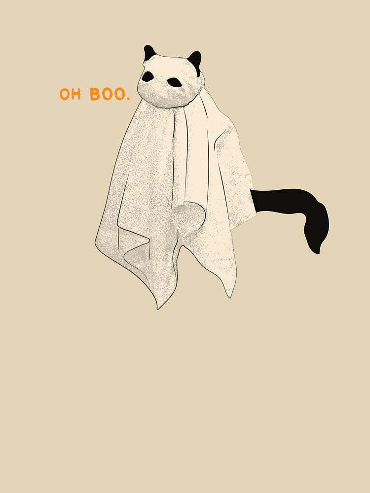 Cute spooky cat says boo- Halloween by GoldenGodDesign T-Shirts, Hoodie, Sweatshirt | BlankRebels.com (Image 3)