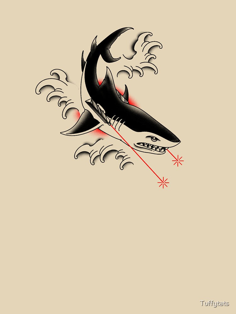 Laser shark 2 by Tuffytats T-Shirts, Hoodie, Sweatshirt | BlankRebels.com (Image 3)