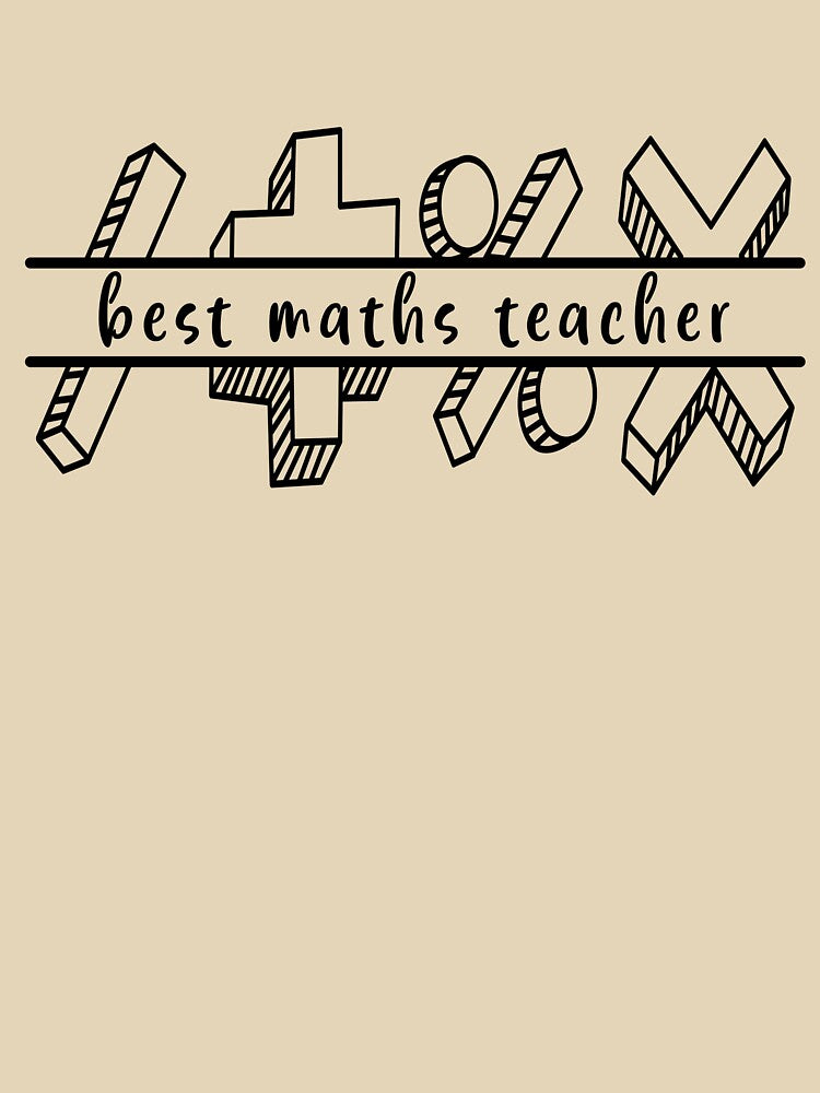 Maths Teacher Best Symblos by SStarDesigns T-Shirts, Hoodie, Sweatshirt | BlankRebels.com (Image 3)