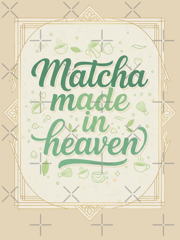 Matcha Made in Heaven - Vintage Green Tea Aesthetic by Dimu Co. T-Shirts, Hoodie, Sweatshirt | BlankRebels.com (Image 3)