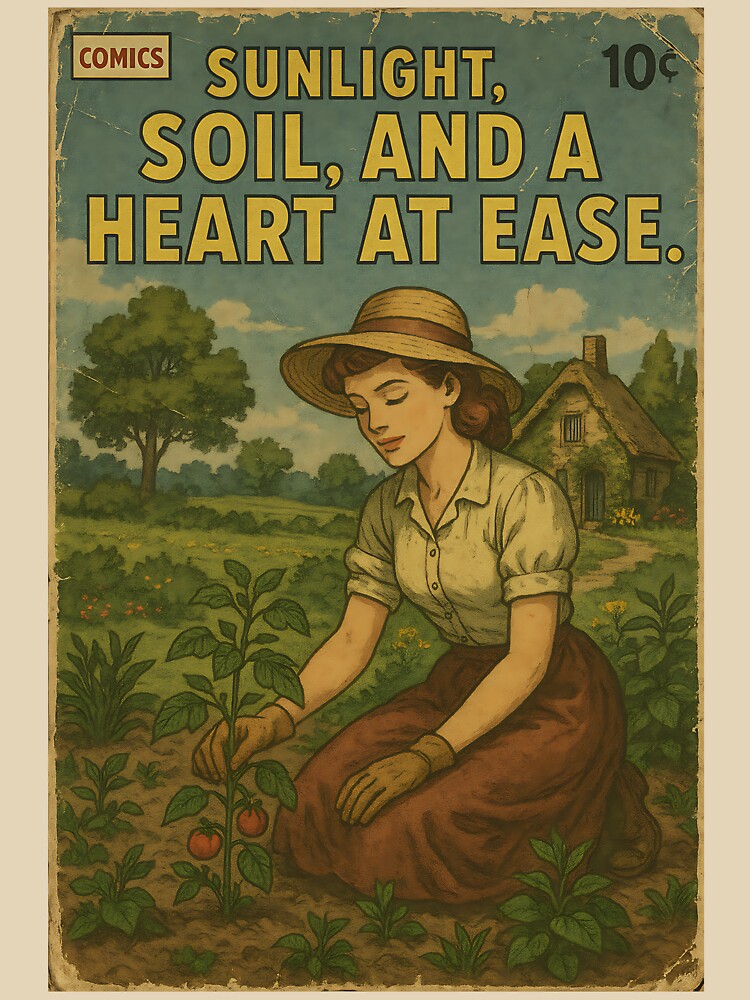 Cottagecore Aesthetic: Sunlight, soil, and a Heart at Ease by bapupa T-Shirts, Hoodie, Sweatshirt | BlankRebels.com (Image 3)