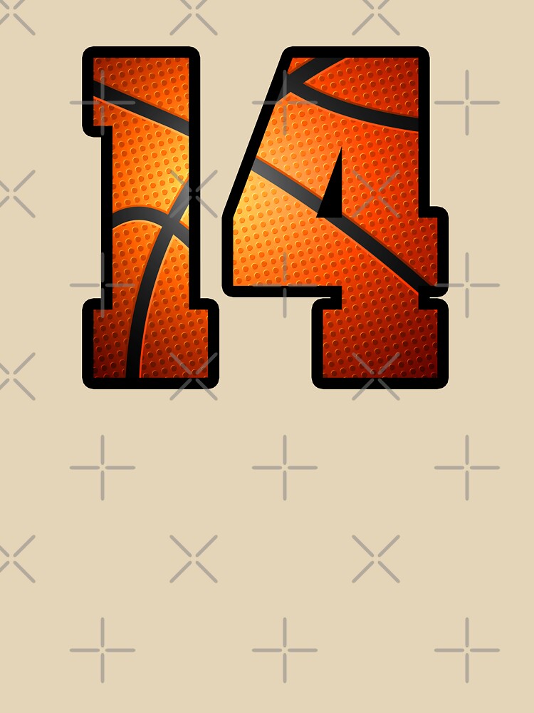 Basketball Birthday 14 Sports Number Fourteen Design by JRRTs T-Shirts, Hoodie, Sweatshirt | BlankRebels.com (Image 3)