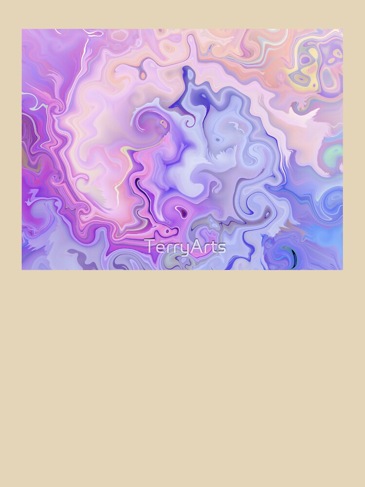 Y2K Inspired Colors Unicorn Pastels Abstract Princess Theme Colors for Gen Alpha 1 of 4 by Beachy T-Shirts,... (Image 3)