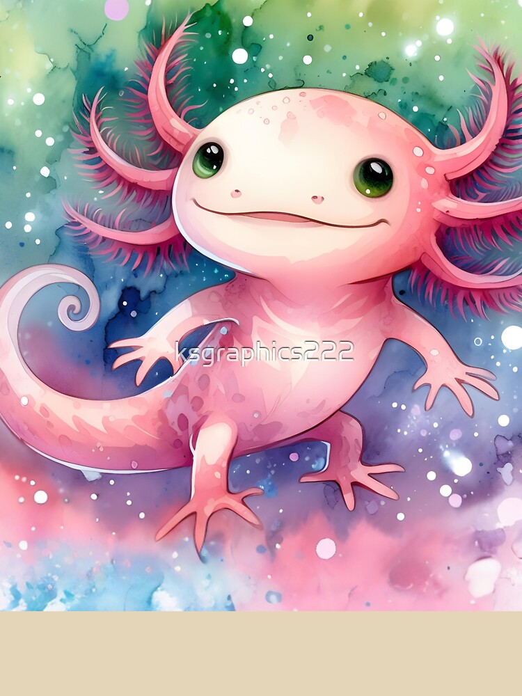 Axolotl Art #90 | Axolotl Lovers by ksgraphics222 T-Shirts, Hoodie, Sweatshirt | BlankRebels.com (Image 3)